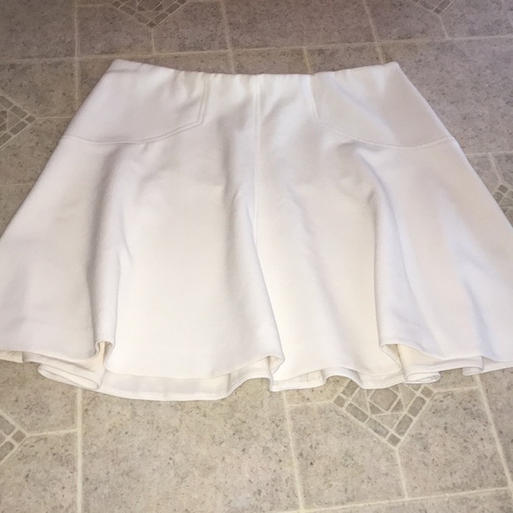 Lela Rose cream color fluted fit n flare mini - Picture 2 of 8